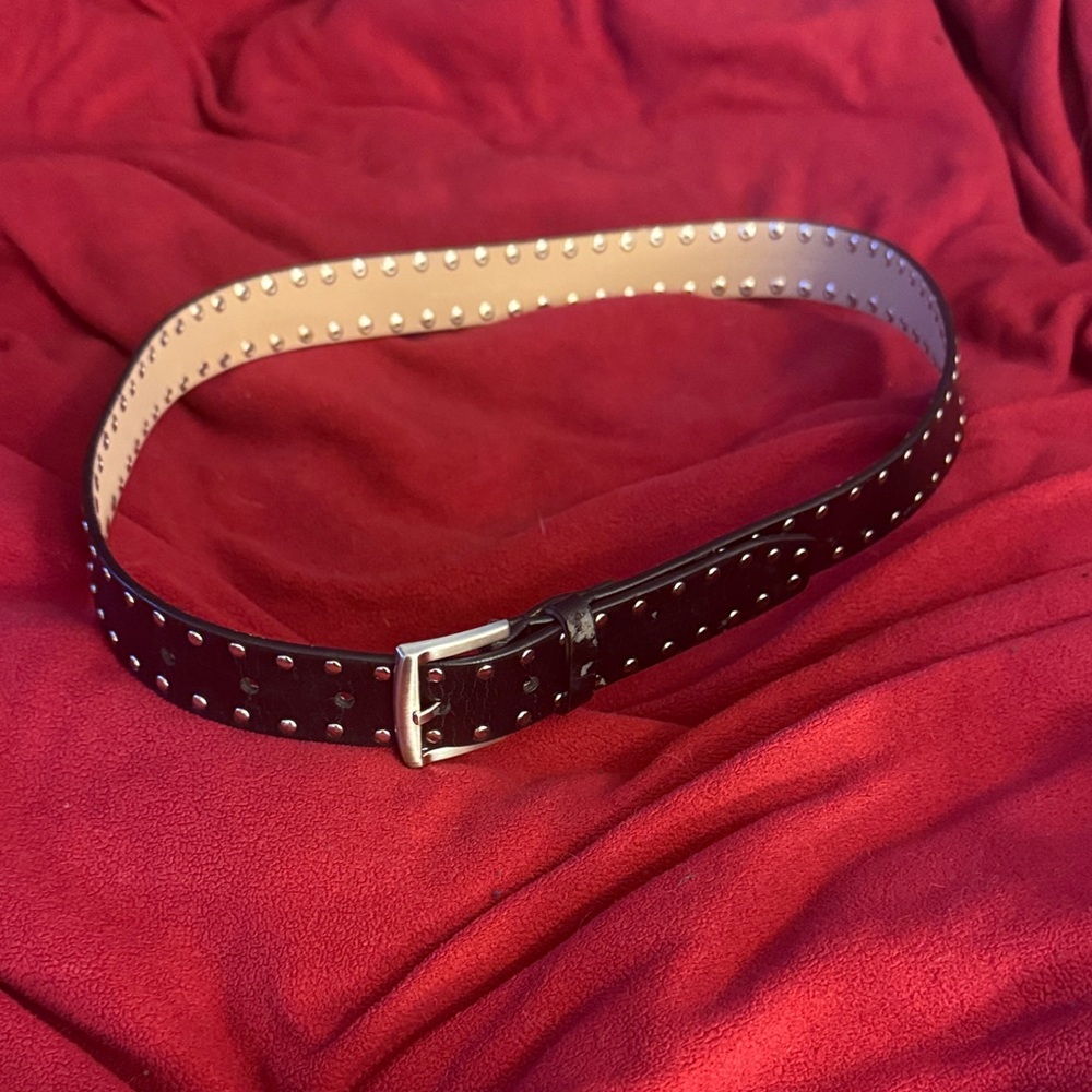 Black Studded Belt